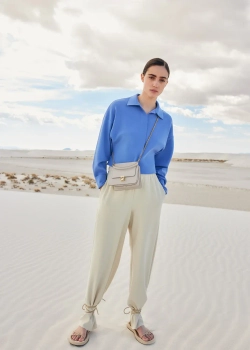 POLENE СУМКА NUMERO SEPT MINI, ЦВЕТ МЕЛА