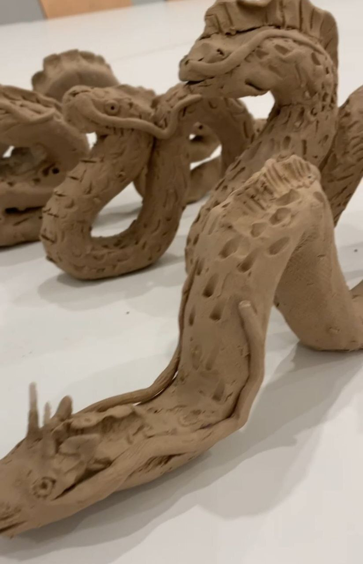 Керамика. Культура Китая. Драконы. 7-11 лет