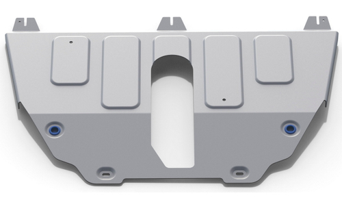 Защита картера и КПП Rival для Jeep Compass II (V - 2.4 (150 л.с.)) 4WD 2017-н.в./Jeep Renegade (V - 1.4 (170 л.с.)) 4WD 2014-2018 2018-н.в., штампованная, алюминий 4 мм, с крепежом, 333.2743.1