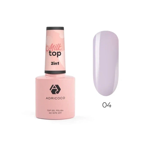 Закрепитель для гель-лака Milk Top №04 ADRICOCO, 8 мл