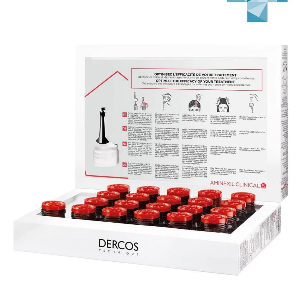 Средство против выпадения волос для женщин / Dercos Aminexil 21 х 6 мл