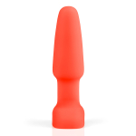 Оранжевая анальная пробка с эффектом римминга 15см b-Vibe Rimming Plug BV-001-ORG