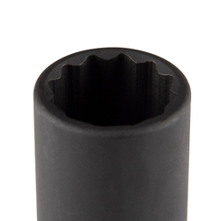 KING TONY (443027M) Головка торцевая ударная глубокая двенадцатигранная 1/2", 27 мм