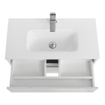 Тумба подвесная с раковиной BelBagno KRAFT 39-800/390-2C-SO-BO