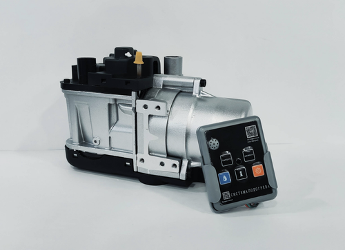 Автономный (8 кВт, 12в) подогреватель двигателя ТЕПЛО МАКС + (бензин/дизель) 12В, с GSM управлением и ДУ с обратной связью, мокрый фен (Гарантия 30 дней) Оптом