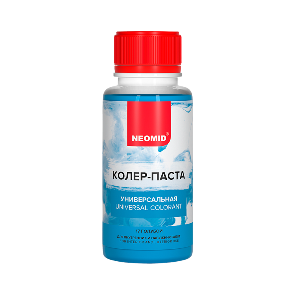 Неомид Колер-паста универсальная Палитра №1 (17 ГОЛУБОЙ) 100 мл
