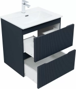 Тумба с раковиной Aquanet Джейн (Flat) 335427/330429 60 маренго