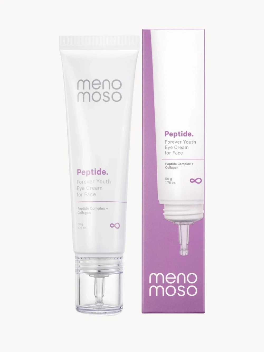 MENOMOSO Осветляющий крем для глаз с пептидами и коллагеном (50 г)