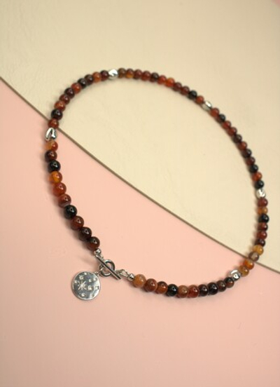 Чокер из сердолика «Солнечный импульс»