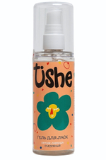 Съедобный лубрикант на водной основе Tishe с ароматом персика и лаванды - 125 мл.