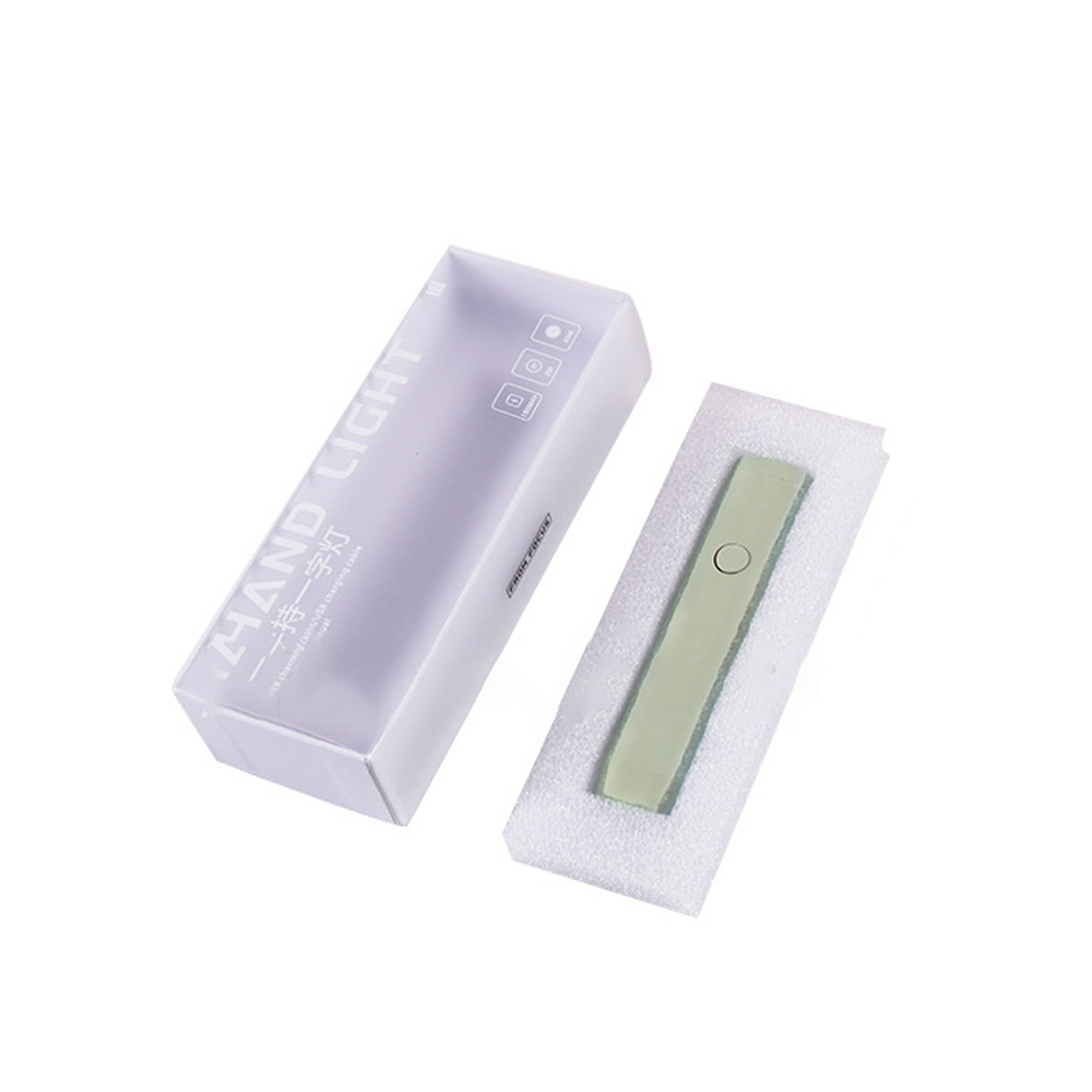 Фонарик УФ USB аккумуляторный с кабелем (1 диод 3 Вт) ЗЕЛЕНЫЙ