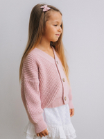 Кардиган oversize, Пудровый