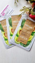 Освежающая корейская тканевая маска с авокадо Tony Moly Fresh To Go Yuja Mask Sheet