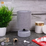 Настольная лампа DELTA 1xE14 R-120x200-GRAY/BLACK-220-IP20