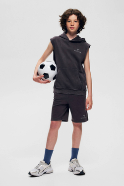 H&M Move x Zlatan Спортивная толстовка без рукавов с капюшоном, серый