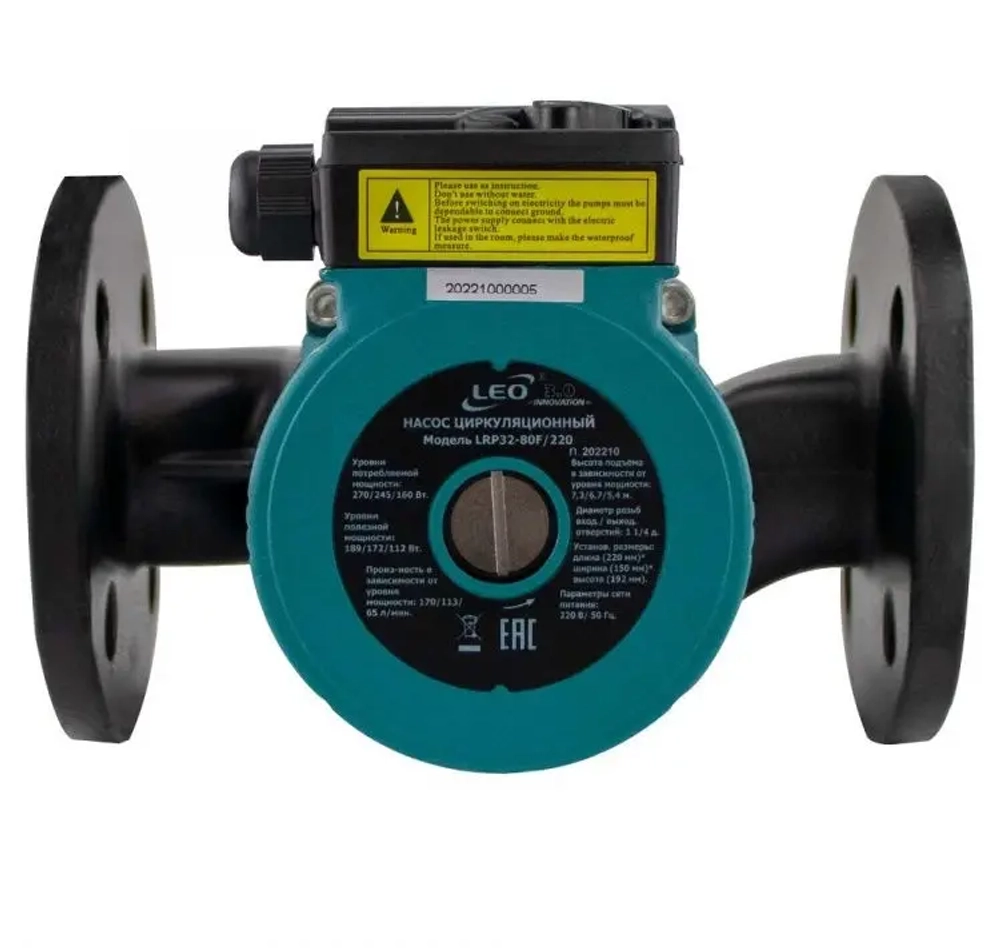 Циркуляционный насос "LEO" LRP 36-80F/200