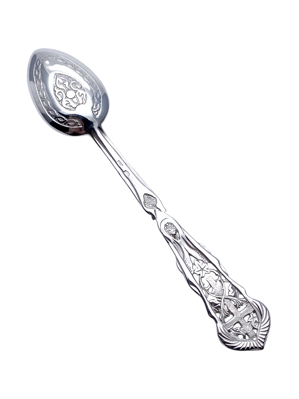 Ложка из серебра/Чернение