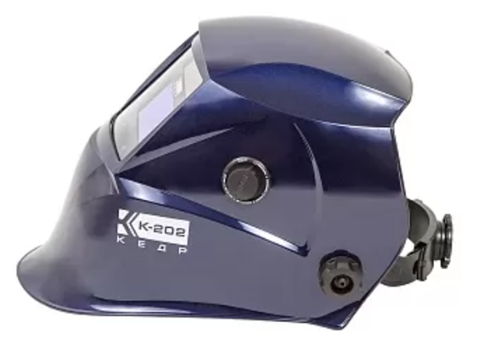 Маска сварщика КЕДР (В РАЗОБР.ВИДЕ) "К-202 PRIME", синяя