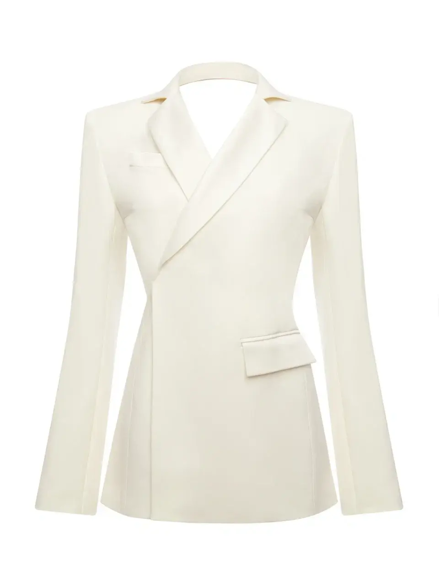 Пиджак с открытой спиной