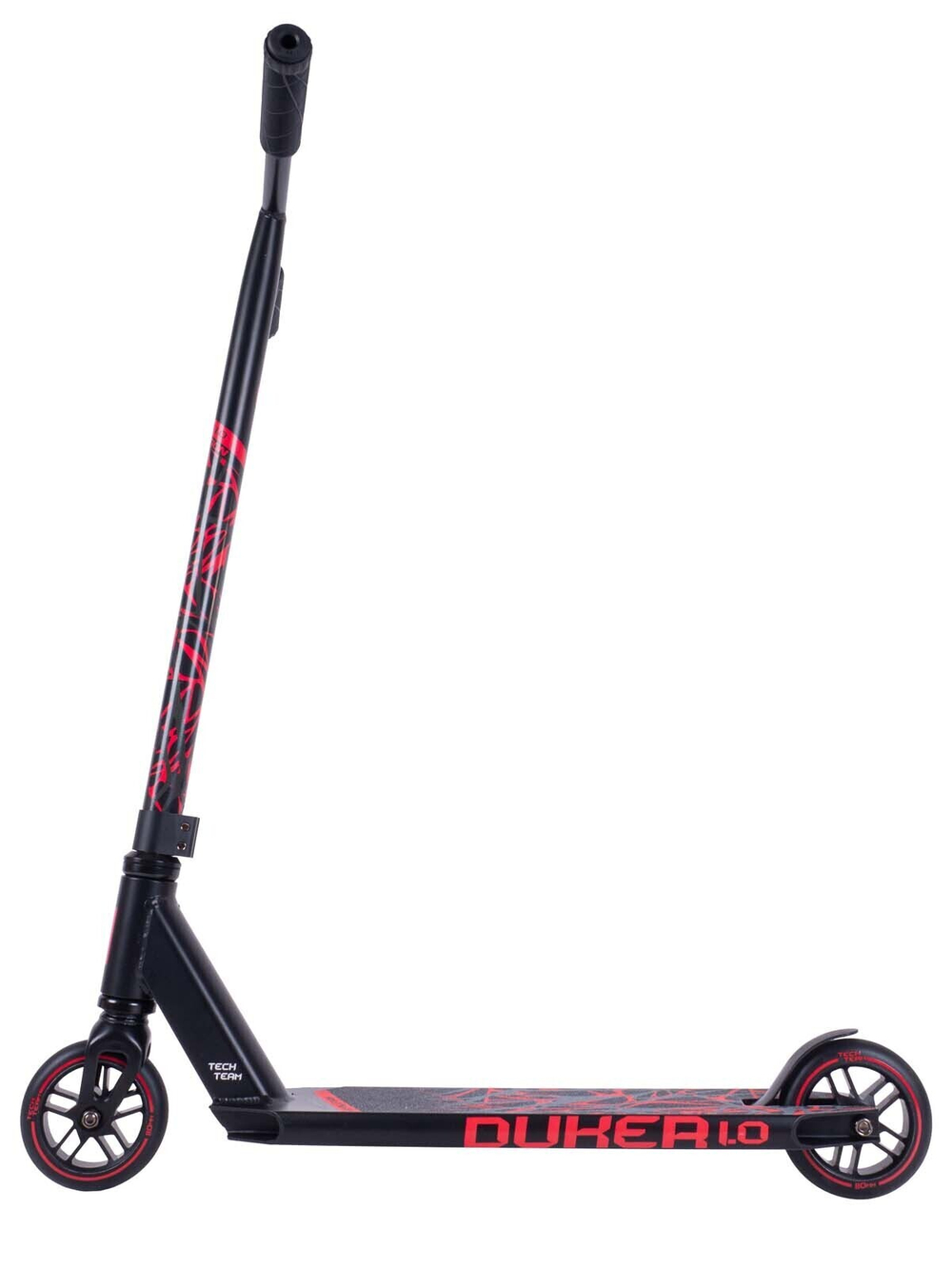 Трюковой самокат Tech Team Duker 1.0 black/red 2024