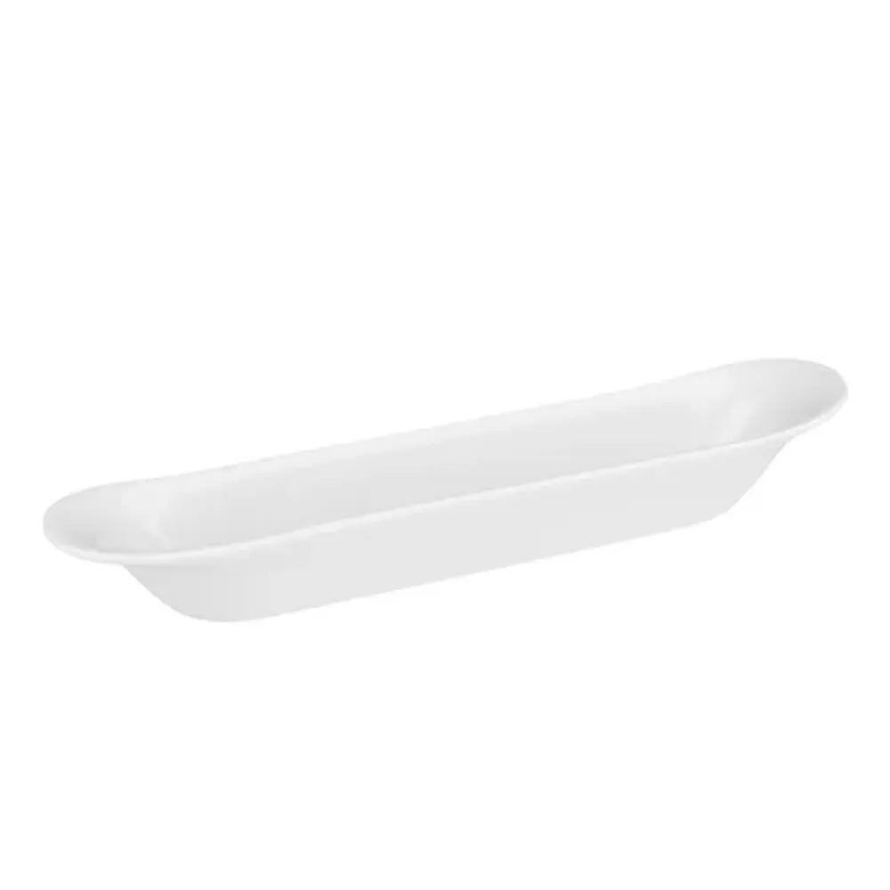 Блюдо овальное 20,5*3,5 см h2,8 см для оливок белое фарфор P.L. Proff Cuisine [6]