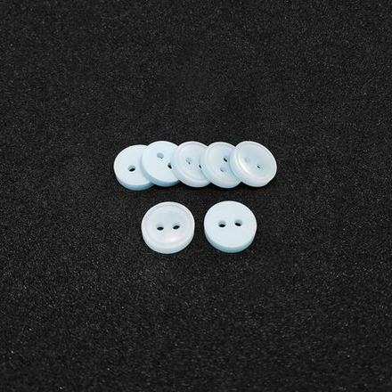 Т44декор пришив.элемент, 11 мм, цв.голубой