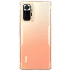 Прозрачный силиконовый чехол Nillkin Nature для Xiaomi Redmi Note 10 Pro