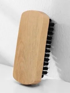 Щётка для одежды и обуви, 8,3×3,5×2,5 см, искусственная щетина