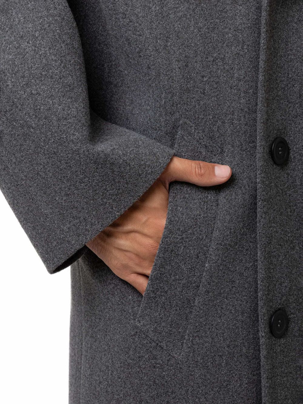 Пальто Dryg двубортное графит