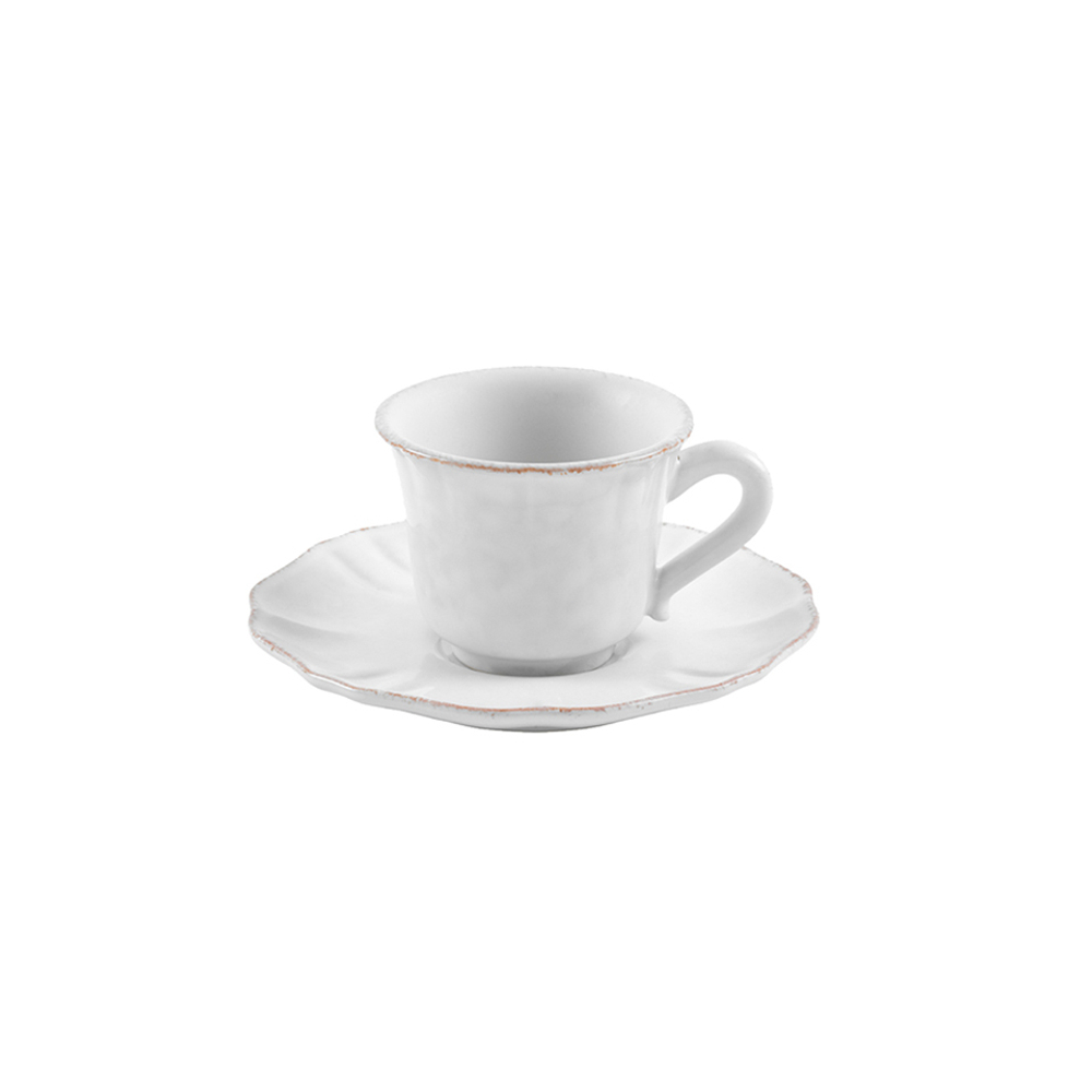 Кофейная пара Impressions 90 мл, цвет белый керамика Costa Nova