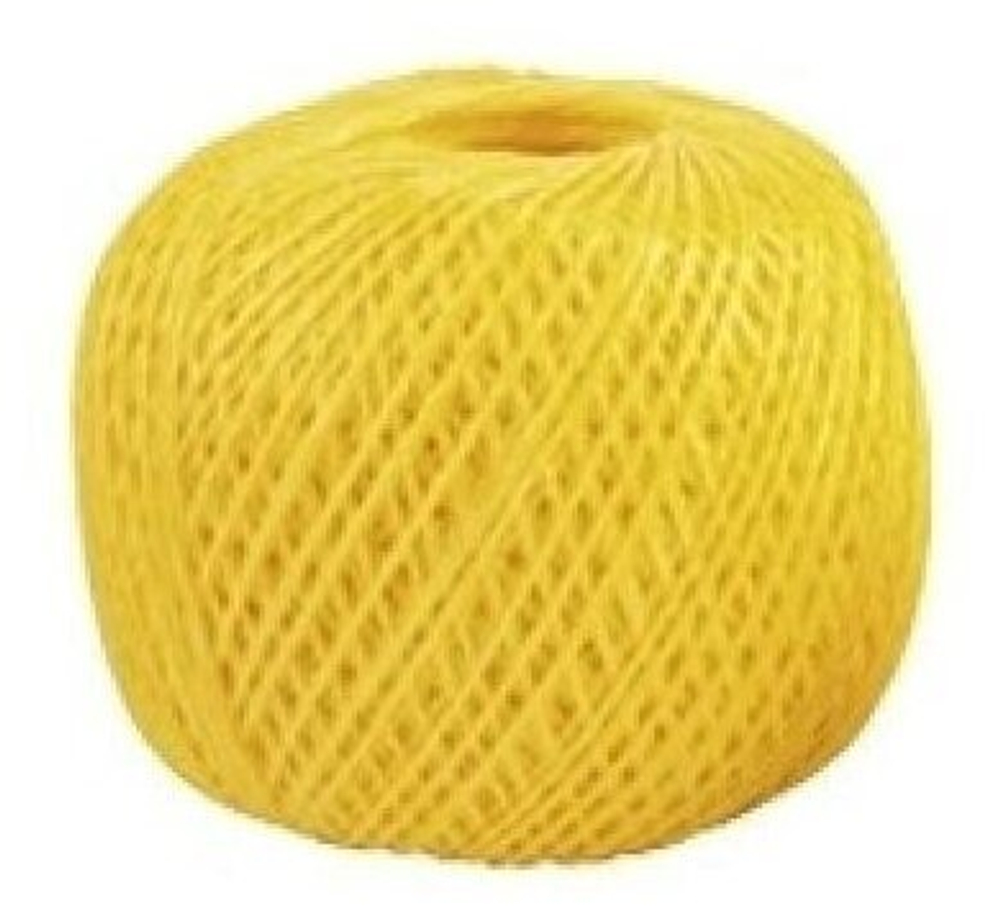 ШПАГАТ ПОЛИПРОПИЛЕНОВЫЙ СИБРТЕХ ЖЕЛТЫЙ 60М 1200ТЕКС, 93974