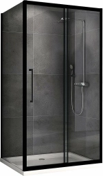 Душевой уголок ABBER Schwarzer Diamant AG30150BH-S85B 150x85 стекло прозрачное/профиль черный