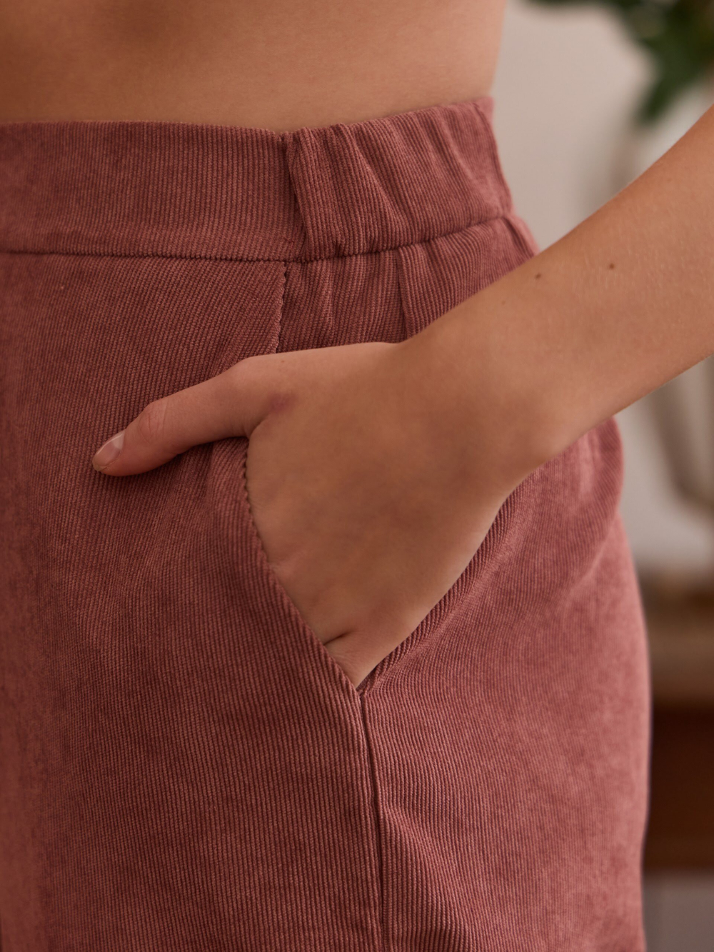 Брюки классические вельветовые