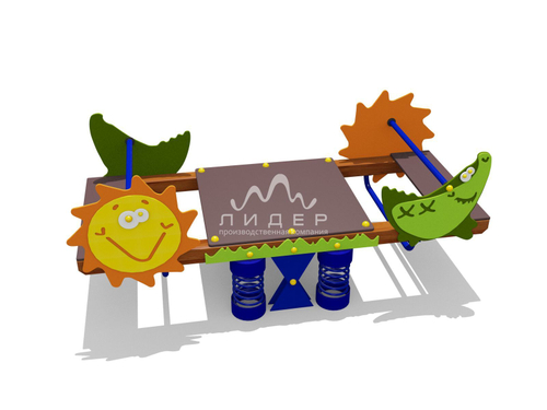 Качели-балансир двойные на пружинах 04659