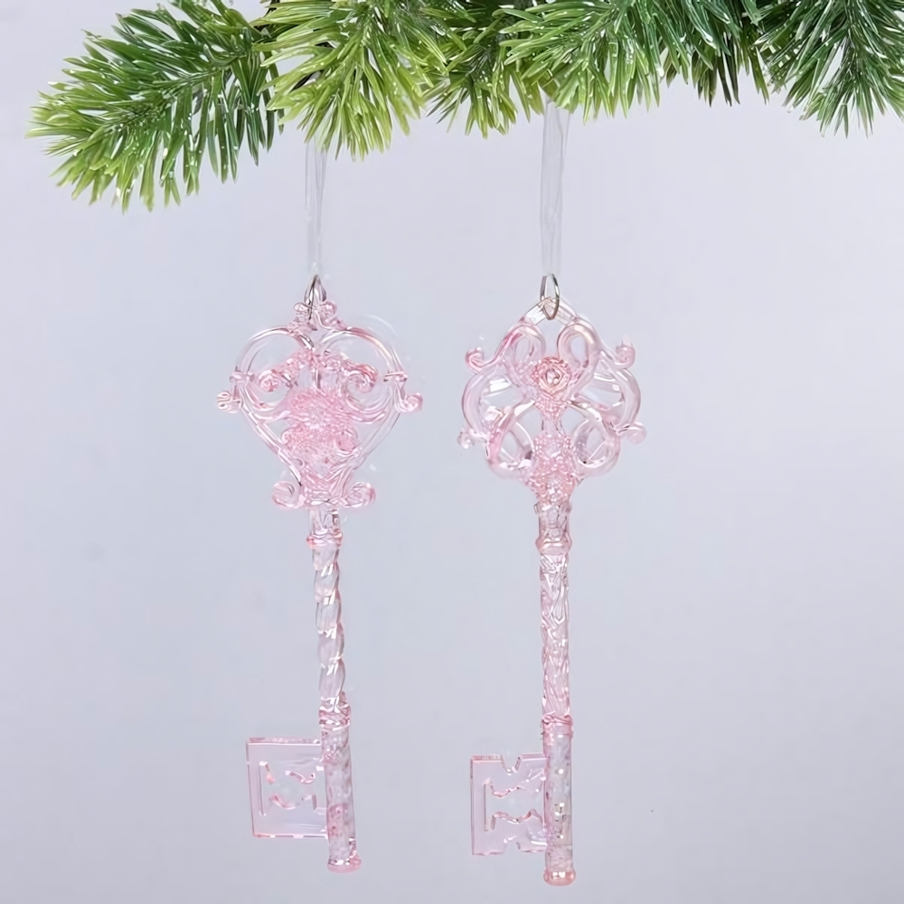 Подвеска "Волшебная тайна" 5*15 см, Розовый (Серпантин)