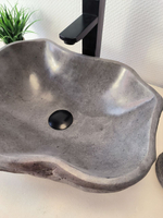 Раковина из речного камня RS-65969 45х36х15 из натурального камня