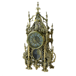 Bello De Bronze Часы Кафедрал c маятником, золото