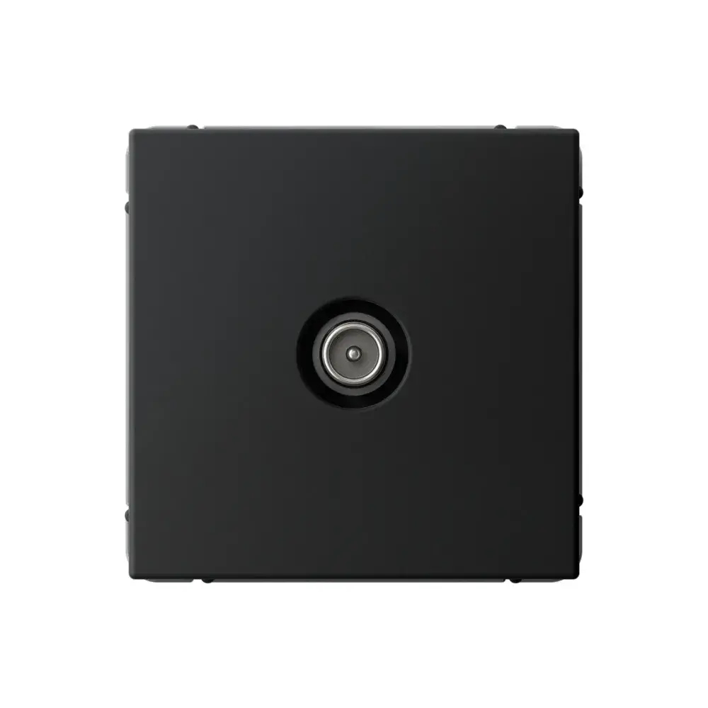 ARTGALLERY TV РОЗЕТКА оконечная 1DB, механизм, КАРБОН