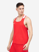 652861-657 МАЙКА (бел) БОКСЕРСКАЯ NIKE BOXING TANK