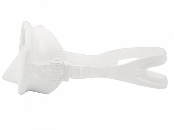 Набор маска+трубка в сумке Sargan Сталкер-Н белый/черный