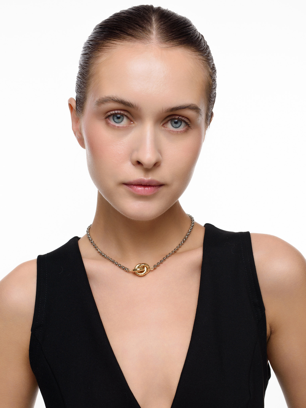 Чокер "Big knot" Bicolor