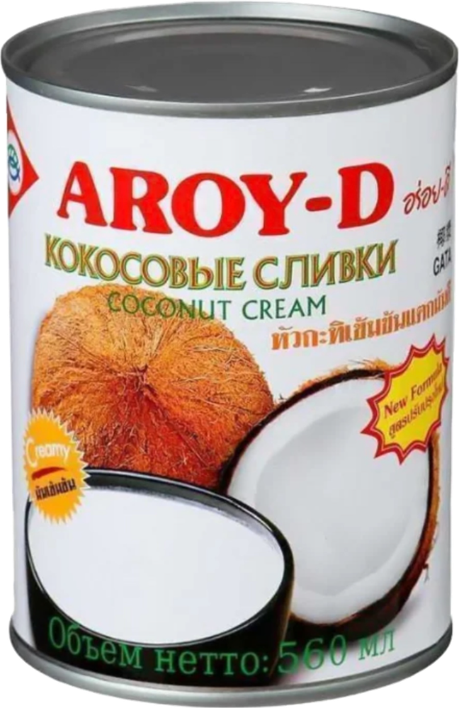 Сливки Aroy-D кокосовые 70%, 560 мл 2 шт