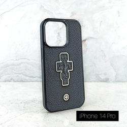 Православие распятие крест чехол iphone премиальный Euphoria HM Premium - натуральная кожа ювелирный сплав