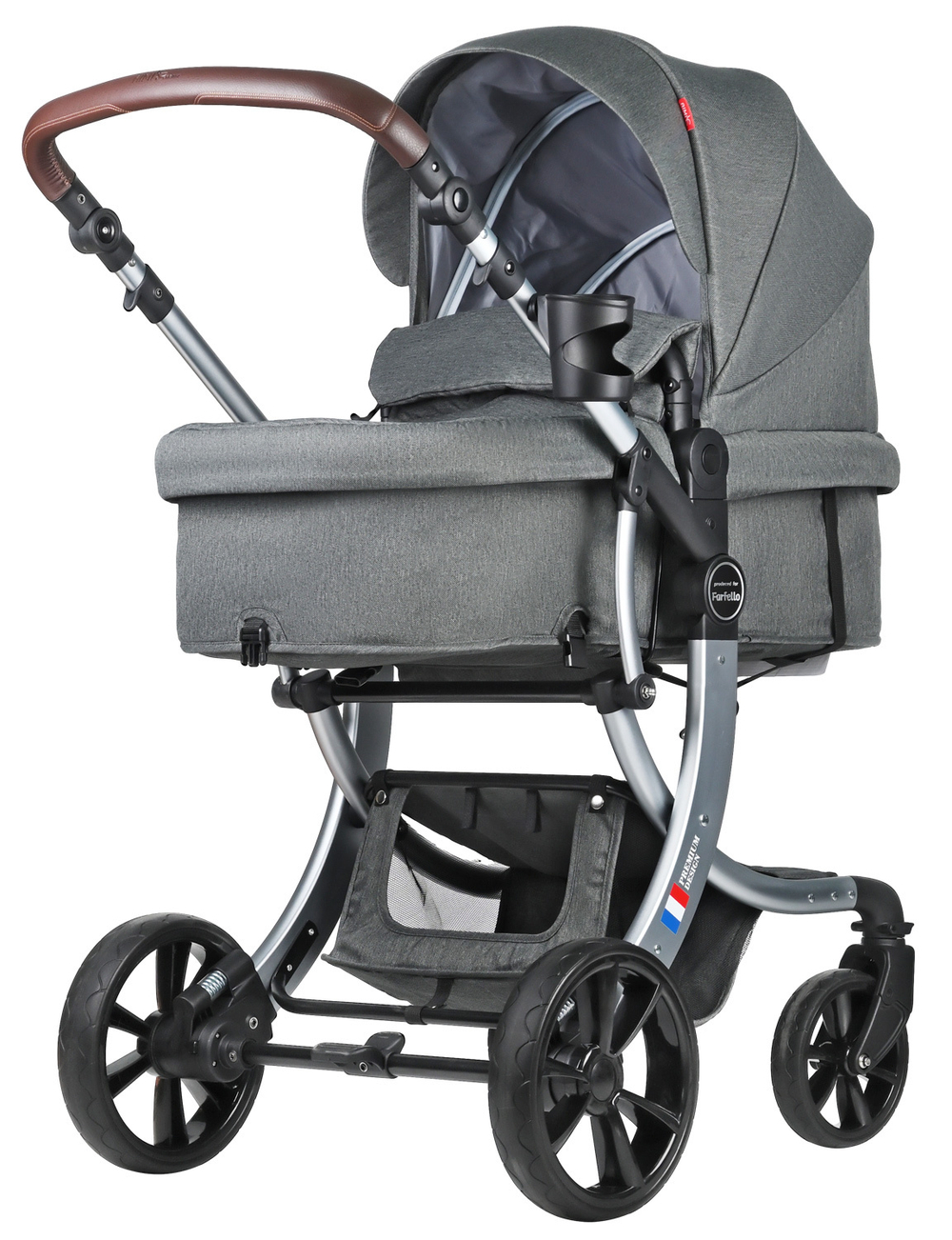 Коляска трансформер Aimile Original New Silver (Темно-серый NDS-2)