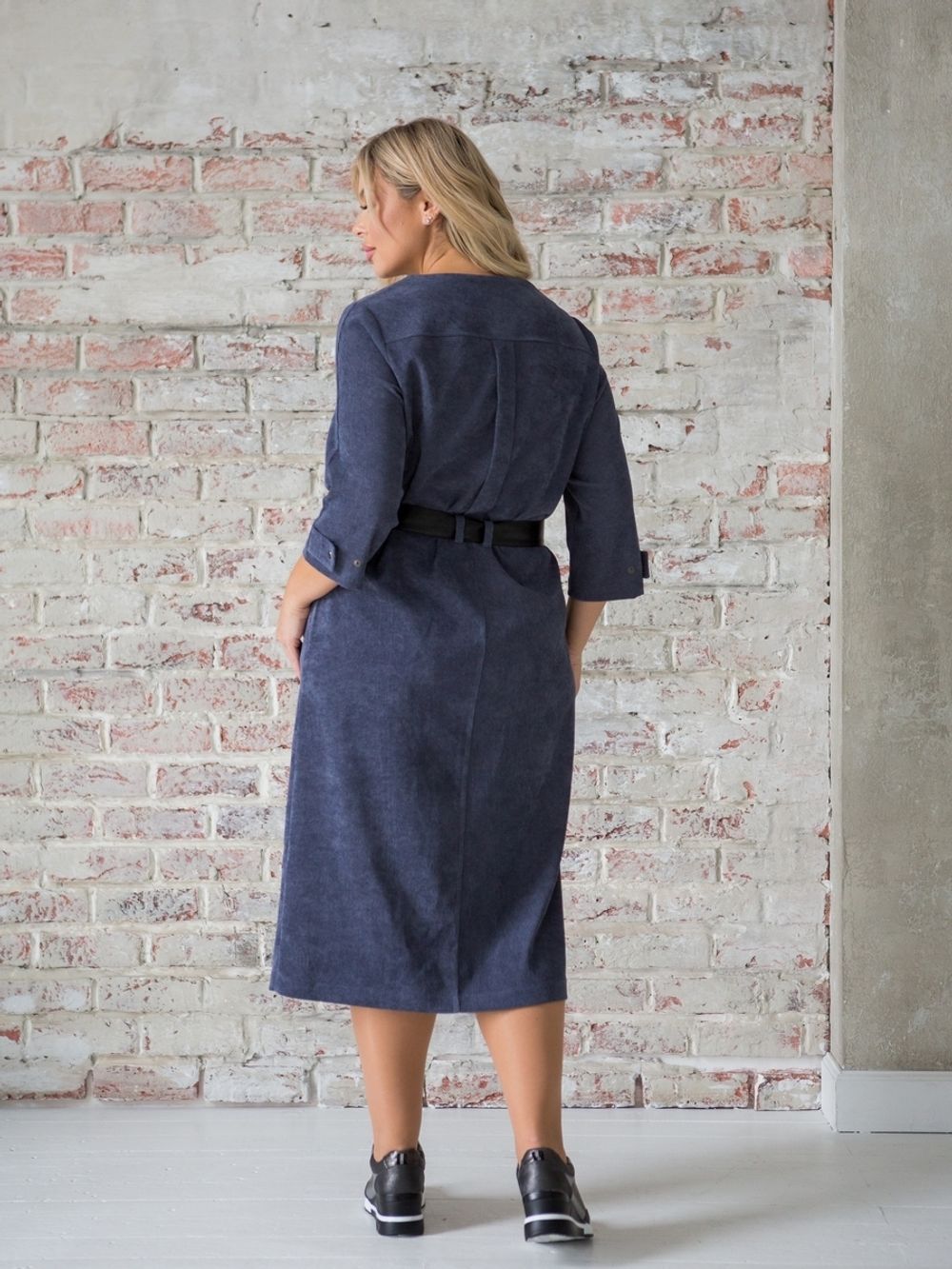 Платье 1375 темно-серый Novita (Акция)