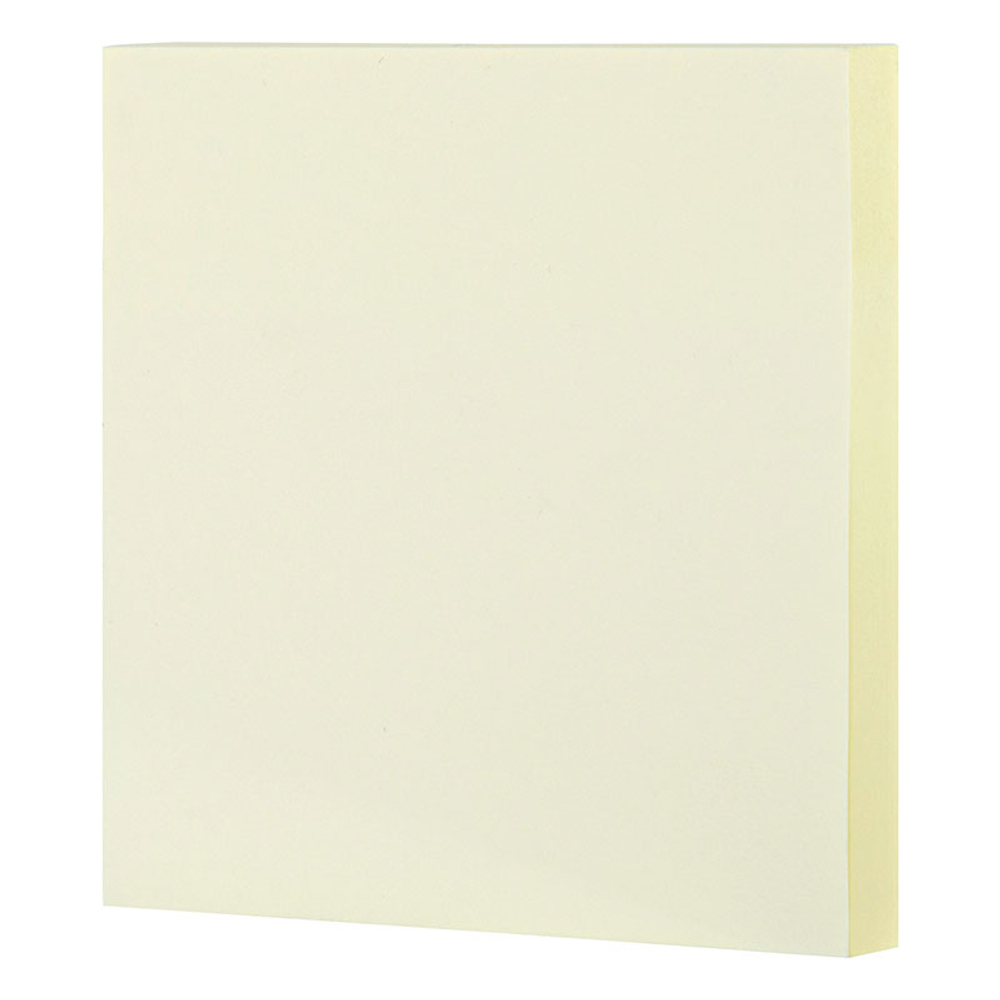 Клейкие листки DELI "Stick Up", 76х76 мм, желтые, 100 листов, пленка