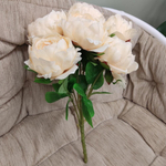 Букет искусственных персиковых пионов