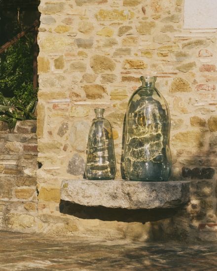 Brenna Ваза из 100 % переработанного прозрачного стекла 51 см