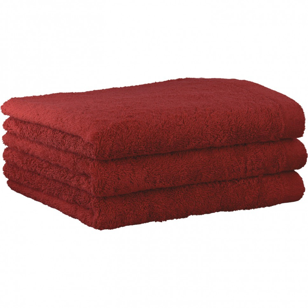 Полотенце 50x100 Cawo Life Style 7007 Uni бордовое