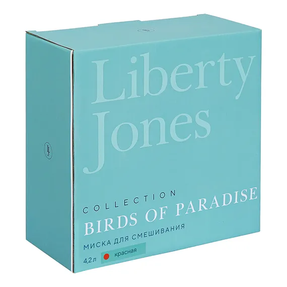 Миска для смешивания birds of paradise, 4,2 л, красная